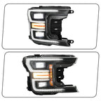 Right LED headlight side angle for 2018-2020 Ford F-150