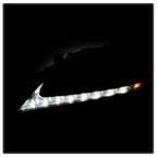 Left HID headlight lens close-up for 2013-2015 Lexus GS350