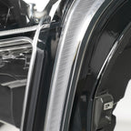 Right LED headlight lens close-up for 2019-2020 Cadillac CT6