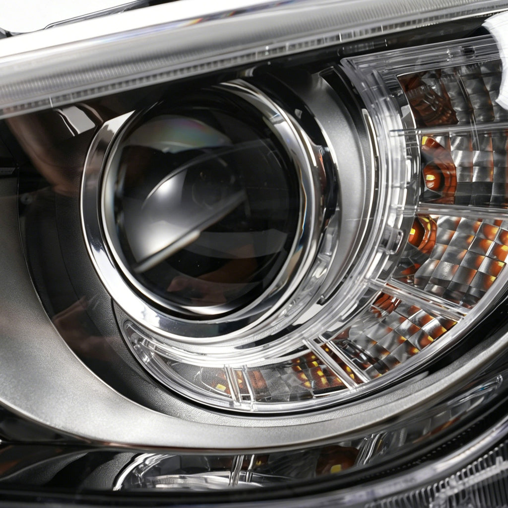 Led headlight connector close-up for 2014-2022 Infiniti Q50