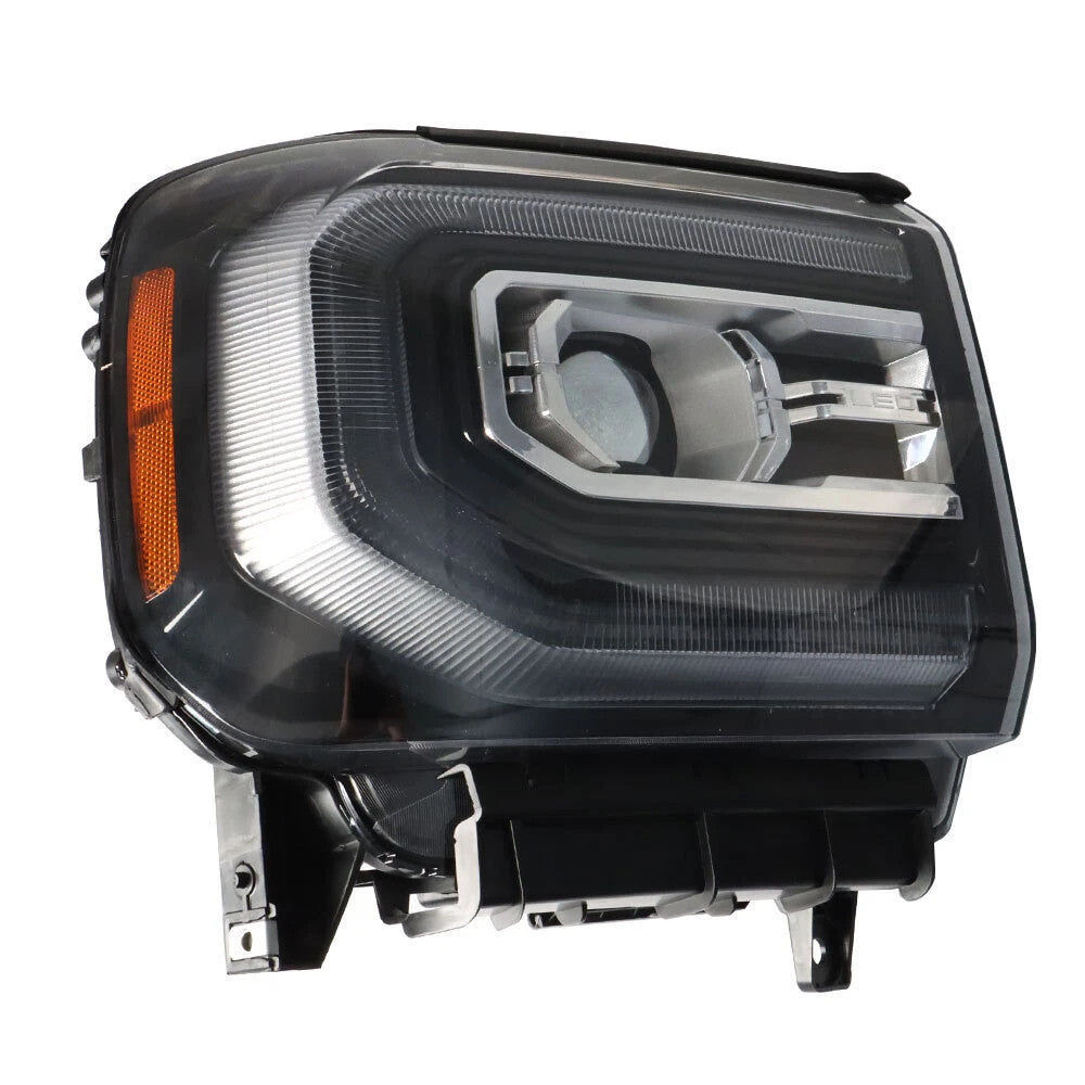Led headlight adjuster close-up for 2016-2018 GMC Sierra 1500