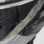Right halogen projector headlight lens close-up for 2016-2018 Chevy Malibu