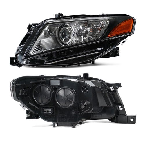 Left HID headlight lens close-up for 2010-2019 Lincoln MKT
