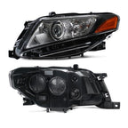Left HID headlight lens close-up for 2010-2019 Lincoln MKT