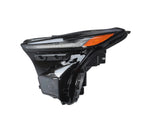 Left LED projector headlight lens close-up for 2022-2023 Chevy Bolt EUV