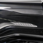 Right LED headlight lens close-up for 2022-2025 Jeep Wagoneer / Wagoneer L