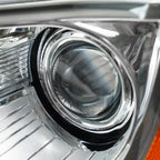 Chrome HID Projector headlight side angle for 2011-2014 Chrysler 300