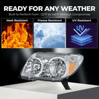 Chrome Halogen headlight features and specifications for 2003-2005 Toyota 4Runner (image 4)