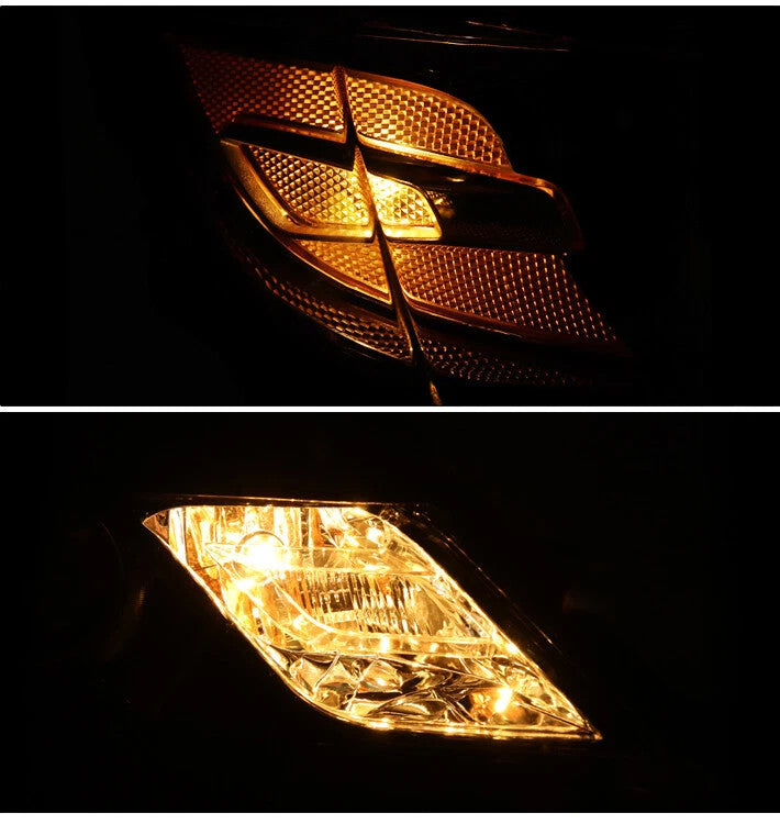 Pair HID headlight rear housing angle for 2014-2020 Chevy Impala