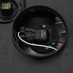 Right HID headlight lens close-up for 2015-2020 GMC Yukon