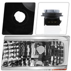 Right halogen headlight lens close-up for 2008-2026 Ford E-Series