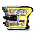 Led headlight connector close-up for 2015-2017 Ford F-150