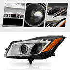 Left HID headlight side angle for 2011 Buick Regal