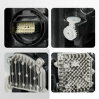 Left LED headlight lens close-up for 2019-2024 Ram 1500