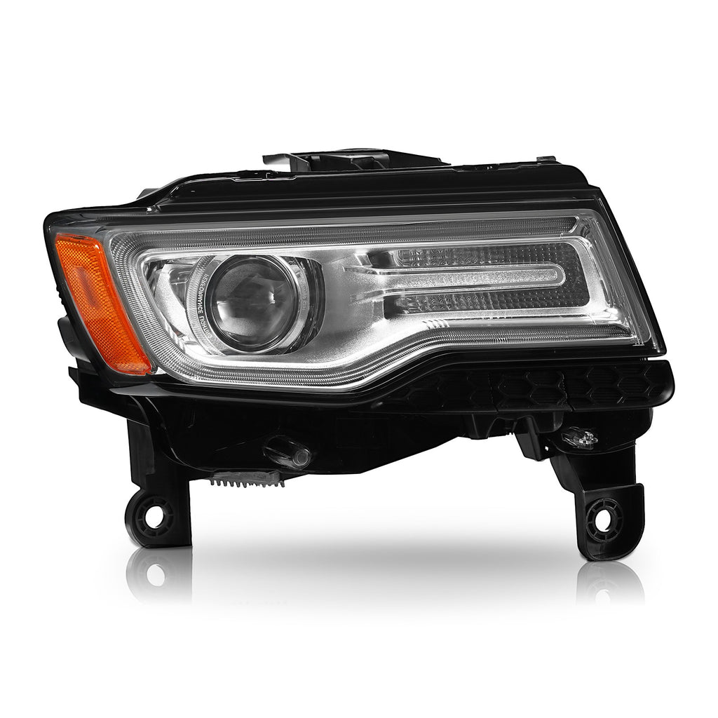 Left HID headlight side angle for 2014-2016 Jeep Grand Cherokee