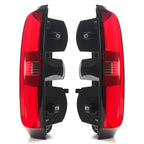 Red smoked tail lights pair rear view for 2015-2022 Chevy Colorado
