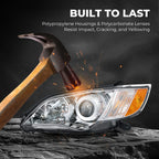 Chrome Projector Halogen headlight features and specifications for 2008-2009 Subaru Outback (image 2)