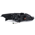 Halogen projector headlight connector close-up for 2010-2012 Ford Taurus