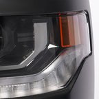 Hid headlight adjuster close-up for 2016-2018 Chevy Silverado 1500