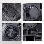 Right halogen projector headlight lens close-up for 2011-2014 Chrysler 300