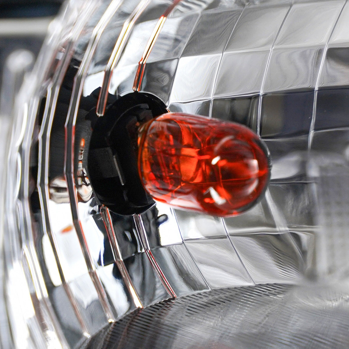Right LED headlight lens close-up for 2022-2024 Ford Maverick XL/XLT