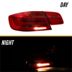E92 LCI style tail light reverse light lit, day and night