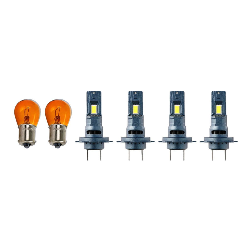 Included LED and signal bulbs