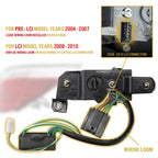 E60 wiring loom: leave installed on 2004-2007 cars, unplug on 2008-2010 LCI cars