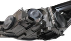 Halogen headlight connector close-up for 2015-2018 Ford Focus