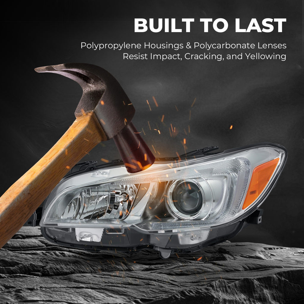 Chrome Projector Halogen headlight features and specifications for 2015-2020 Subaru WRX (image 4)