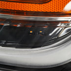 Led headlight bulb socket close-up for 2016-2018 Ford Explorer