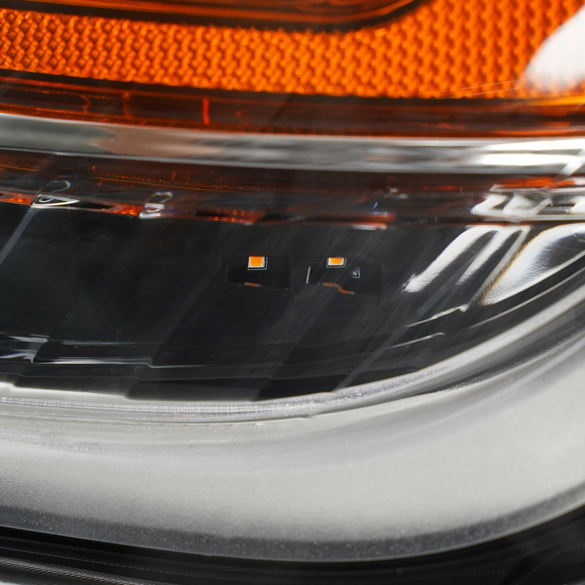 Led headlight bulb socket close-up for 2016-2018 Ford Explorer