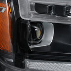 Led headlight adjuster close-up for 2022-2026 Chevrolet Silverado 1500