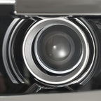Halogen headlight bulb socket close-up for 2015-2019 Chevy Silverado HD