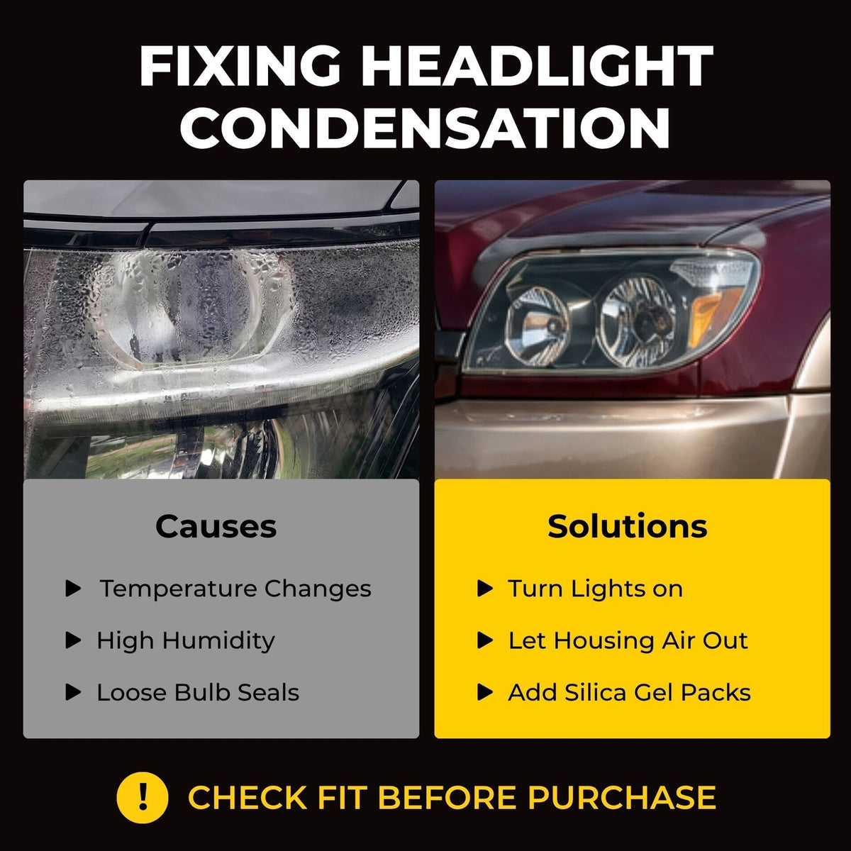 Headlight bulb size diagram for 2003-2005 Toyota 4Runner Black Halogen headlights (image 2)