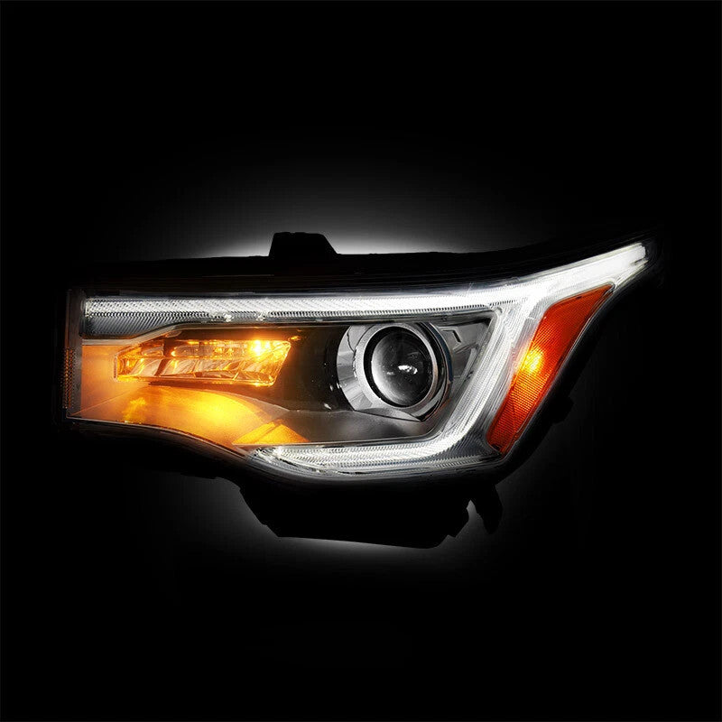 Hid headlight bulb socket close-up for 2017-2019 GMC Acadia