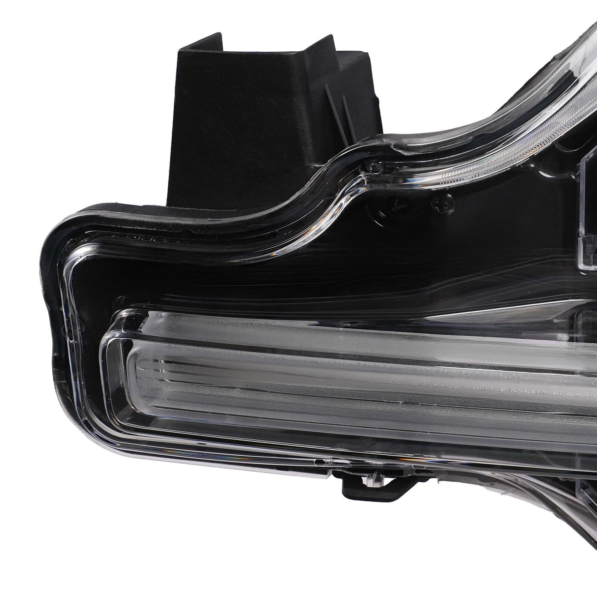 Led headlight connector close-up for 2021-2023 Ford Bronco