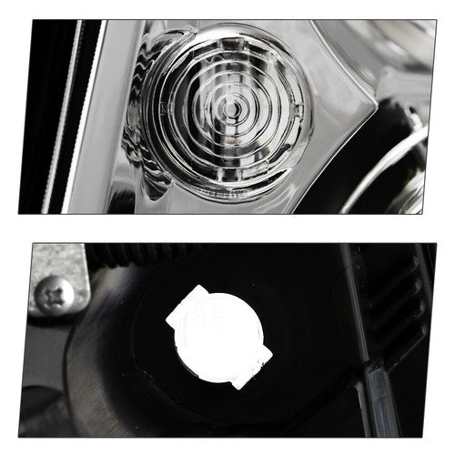 Chrome HID Projector headlight side angle for 2006-2011 Cadillac DTS
