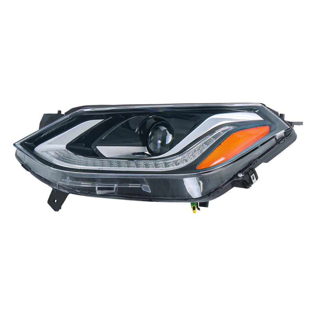 Left HID headlight lens close-up for 2017-2021 Chevy Bolt EV