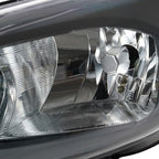 Black Halogen headlight inner lens detail for 2015-2018 Ford Focus