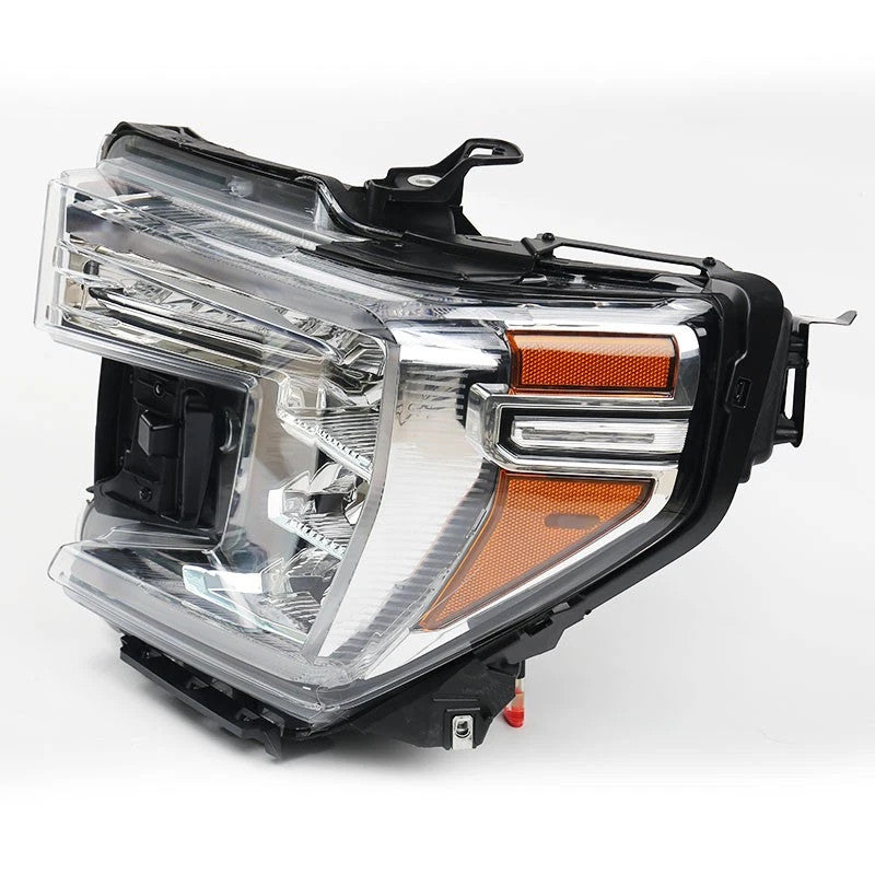 Pair LED headlight rear housing angle for 2019-2021 GMC Sierra 1500