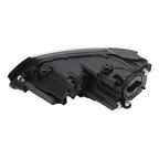 Halogen headlight connector close-up for 2017-2018 VW Jetta