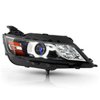 Left HID headlight lens close-up for 2014-2020 Chevy Impala
