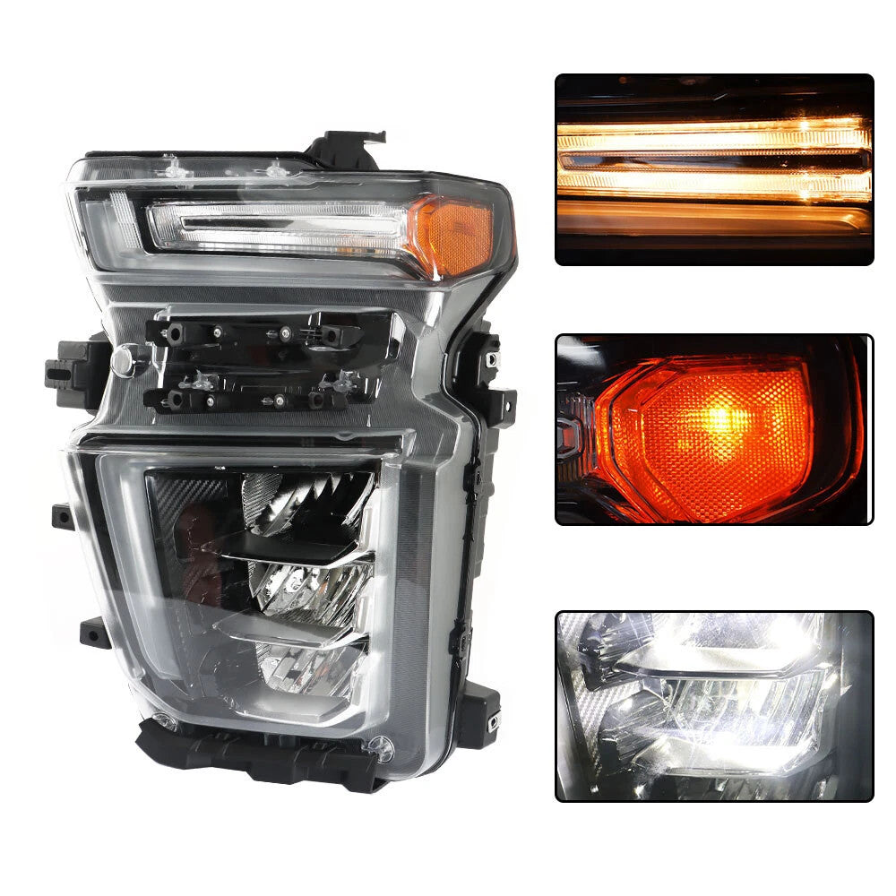 Led headlight connector close-up for 2020-2023 Chevrolet Silverado 2500HD/3500HD
