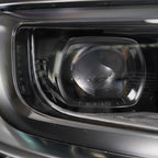 Led headlight connector close-up for 2022-2025 Jeep Wagoneer / Wagoneer L