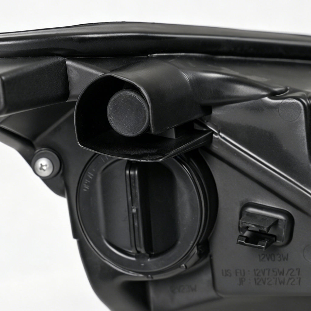 Led headlight adjuster close-up for 2014-2022 Infiniti Q50