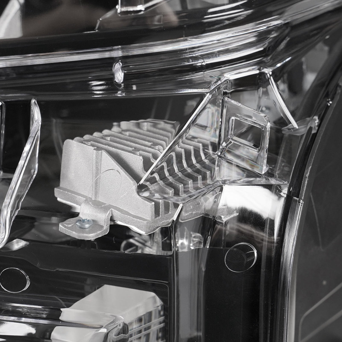 Led headlight adjuster close-up for 2023-2026 GMC Canyon