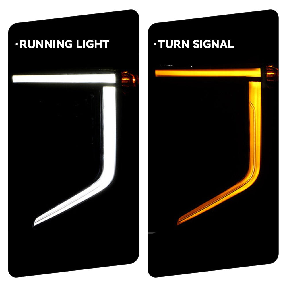 Led headlight adjuster close-up for 2022-2026 GMC Sierra 1500