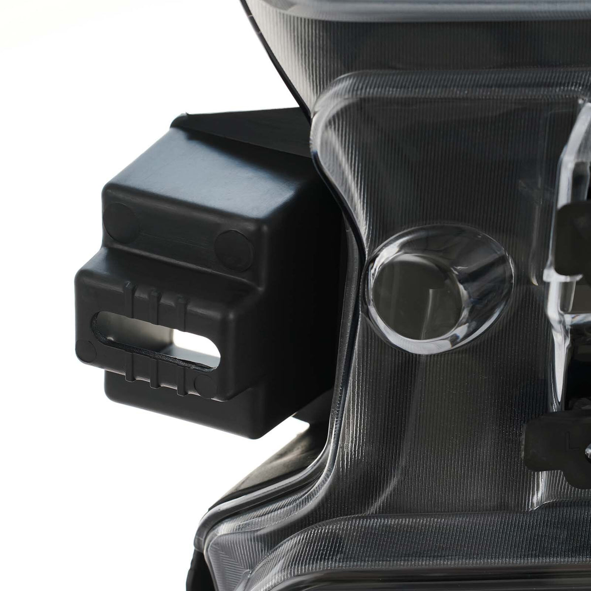 Halogen headlight connector close-up for 2024-2026 Chevy Silverado 2500HD