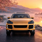 Driver side Full LED headlight close-up for 2007-2010 Porsche Cayenne 957